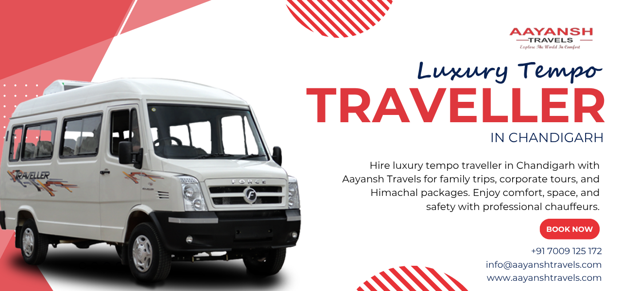 Luxury Tempo Traveller in Chandigarh